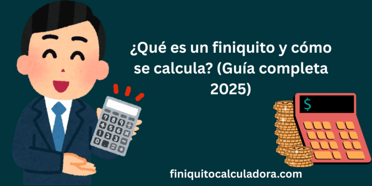 ¿Qué es un finiquito